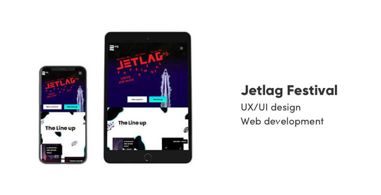 Jetlag Experimental Circus and Music Festival | Web design | Web development