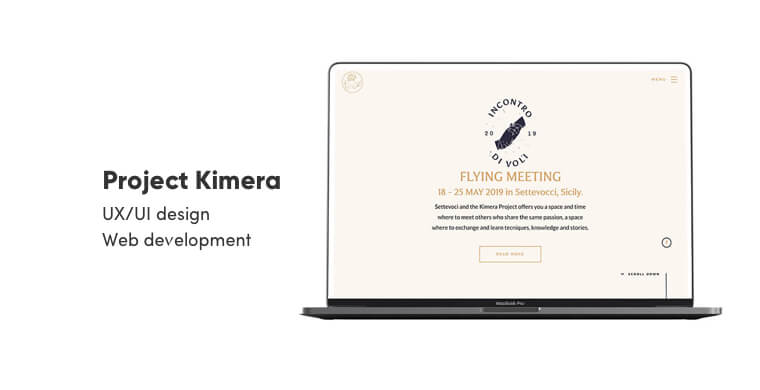 Project Kimera | Web design | Web development